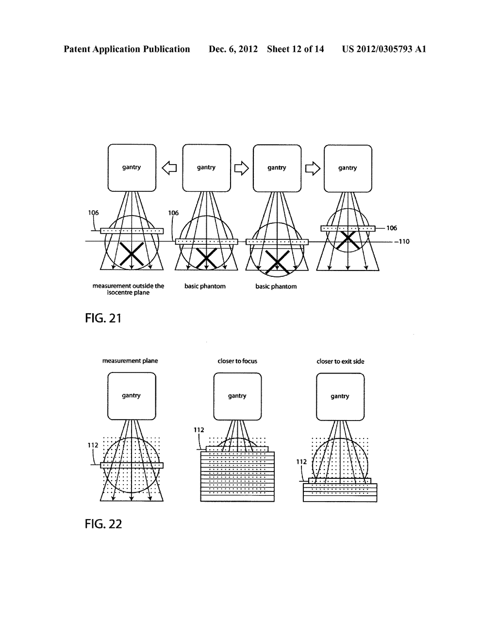 ROTATIONALLY SYMMETRICAL COHERENT VERIFICATION PHANTOM (VIRTUAL PATIENT)     WITH A FLAT DETECTOR DISPOSED ON A ROTARY AXIS INTEGRATED IN A MULTI     PURPOSE QC-ACCESSORY - diagram, schematic, and image 13