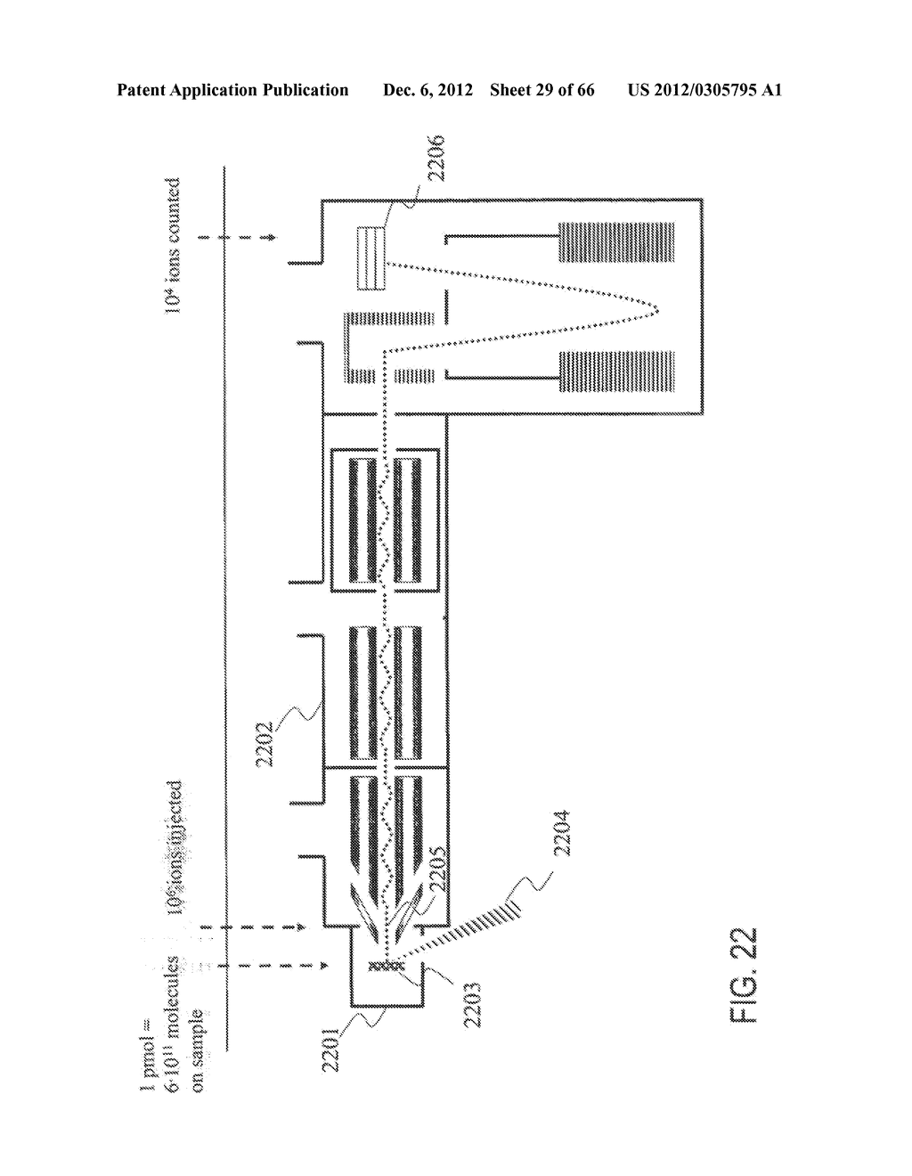 METHODS AND APPARATUS FOR ION SOURCES, ION CONTROL AND ION MEASUREMENT FOR     MACROMOLECULES - diagram, schematic, and image 30