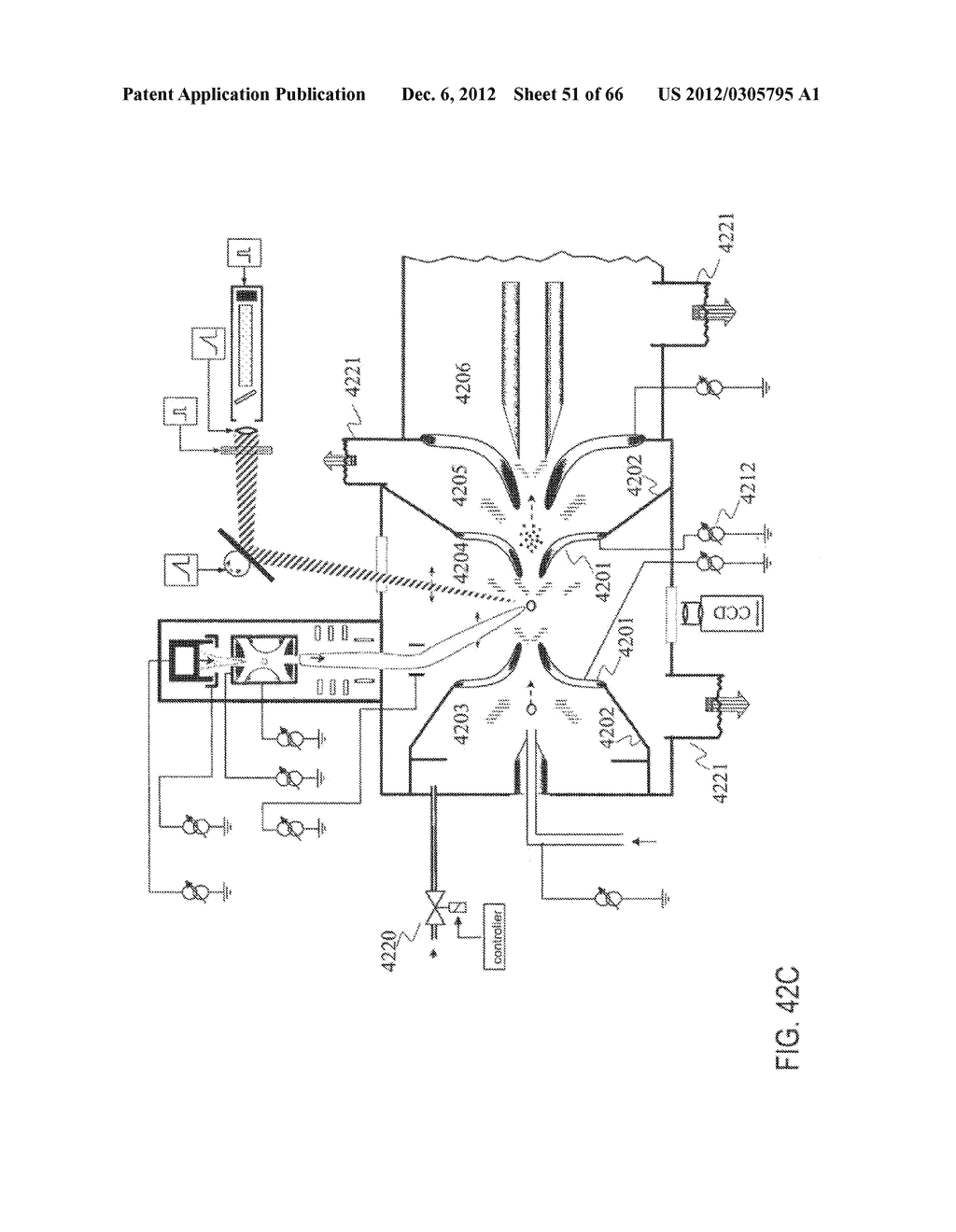 METHODS AND APPARATUS FOR ION SOURCES, ION CONTROL AND ION MEASUREMENT FOR     MACROMOLECULES - diagram, schematic, and image 52