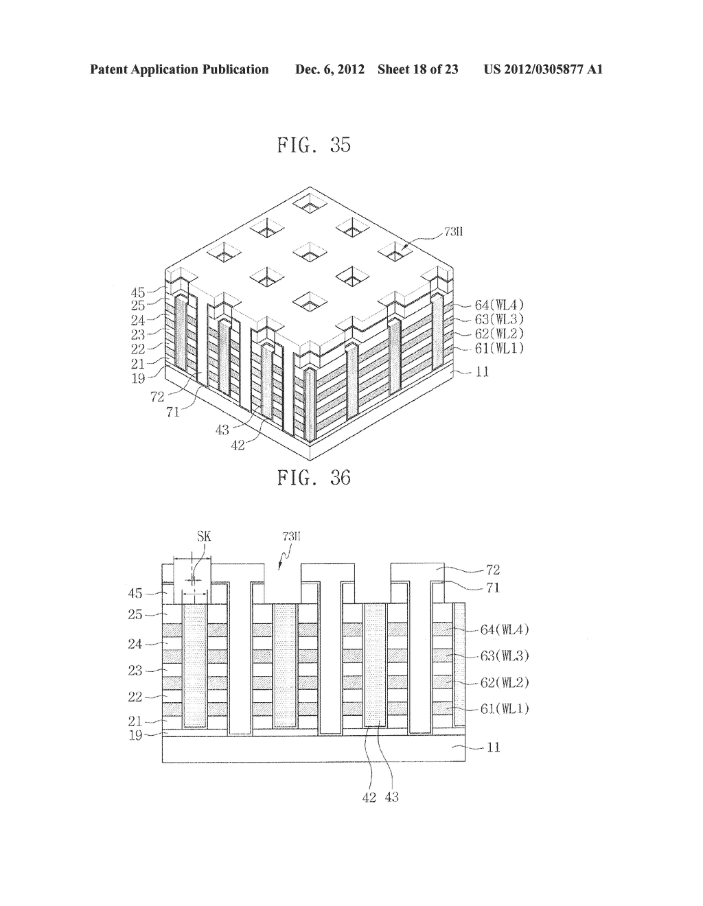 NON-VOLATILE MEMORY DEVICE HAVING A RESISTANCE-CHANGEABLE ELEMENT AND     METHOD OF FORMING THE SAME - diagram, schematic, and image 19