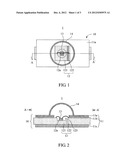 Dissipation Module For A Light Emitting Device And Light Emitting Diode     Device Having The Same diagram and image