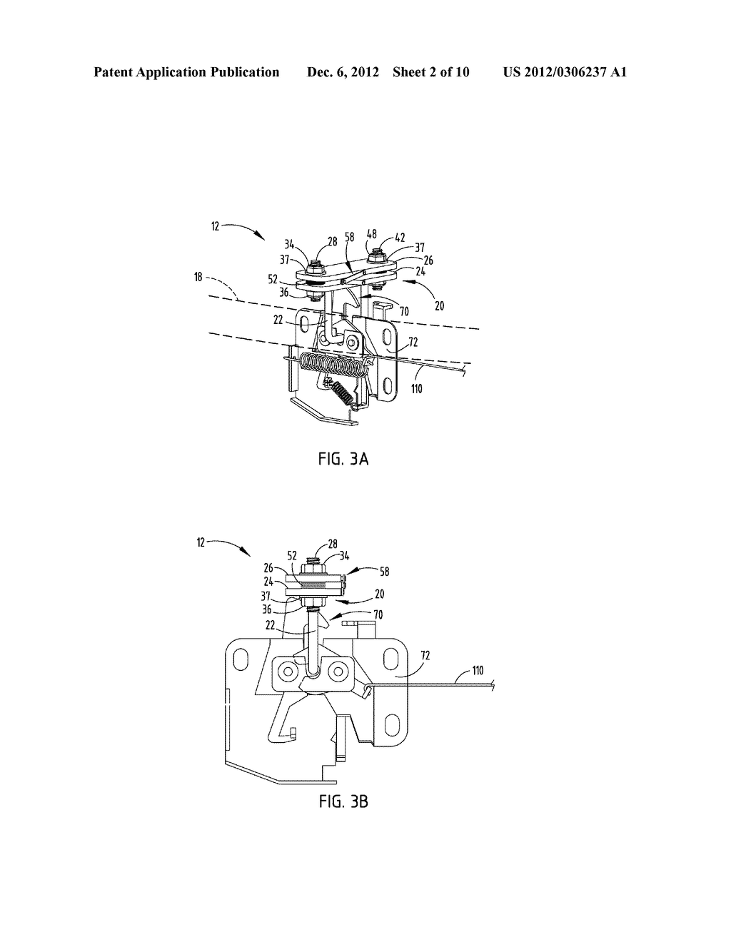 HOOD LATCH AND STRIKER SYSTEM FOR PEDESTRIAN PROTECTION - diagram, schematic, and image 03