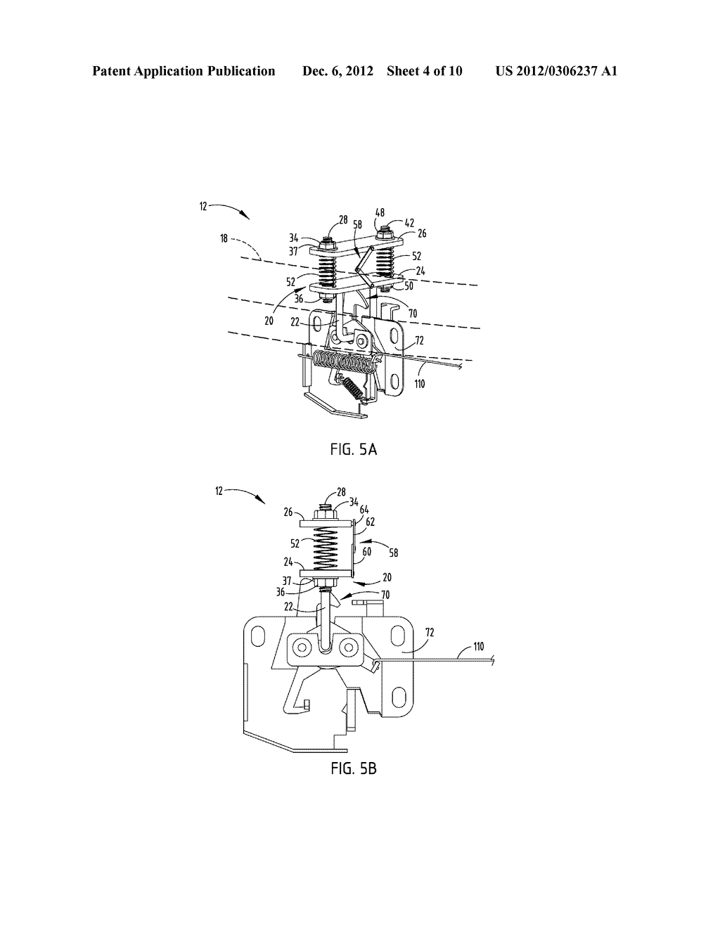 HOOD LATCH AND STRIKER SYSTEM FOR PEDESTRIAN PROTECTION - diagram, schematic, and image 05