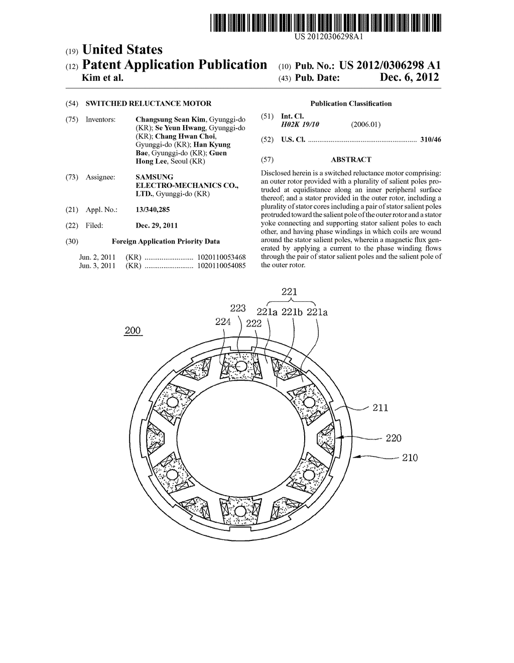 SWITCHED RELUCTANCE MOTOR - diagram, schematic, and image 01