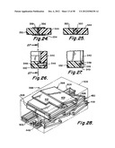 Portable bar with interchangeable canopy tops diagram and image