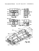 Portable bar with interchangeable canopy tops diagram and image