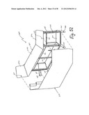 Portable bar with interchangeable canopy tops diagram and image