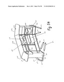 Portable bar with interchangeable canopy tops diagram and image