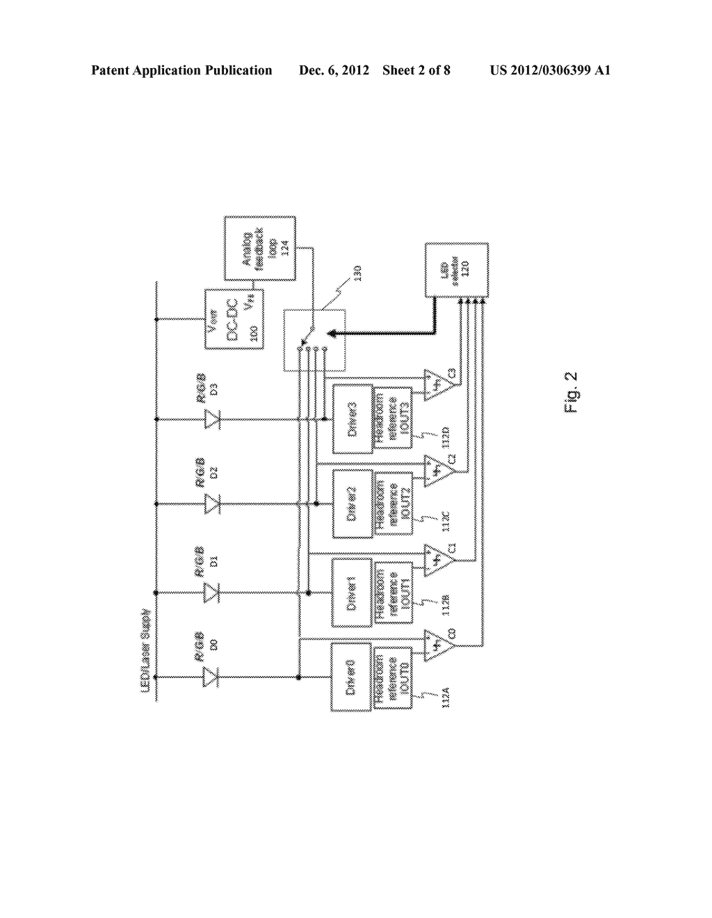 PROJECTOR SYSTEM WITH SINGLE INPUT, MULTIPLE OUTPUT DC-DC CONVERTER - diagram, schematic, and image 03