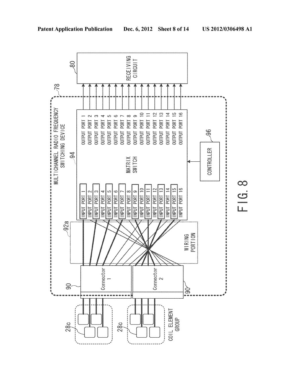 MULTICHANNEL RF SIGNAL SWITCHING DEVICE AND MAGNETIC RESONANCE IMAGING     APPARATUS HAVING MULTICHANNEL RF SIGNAL SWITCHING DEVICE - diagram, schematic, and image 09