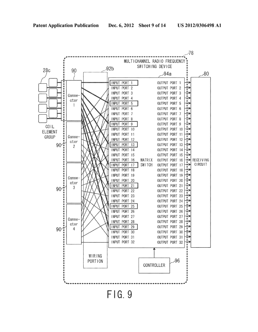 MULTICHANNEL RF SIGNAL SWITCHING DEVICE AND MAGNETIC RESONANCE IMAGING     APPARATUS HAVING MULTICHANNEL RF SIGNAL SWITCHING DEVICE - diagram, schematic, and image 10