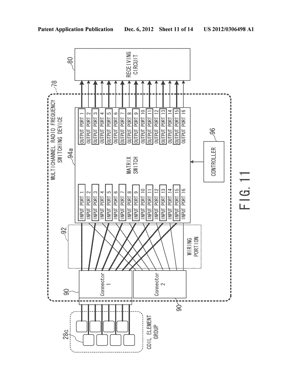 MULTICHANNEL RF SIGNAL SWITCHING DEVICE AND MAGNETIC RESONANCE IMAGING     APPARATUS HAVING MULTICHANNEL RF SIGNAL SWITCHING DEVICE - diagram, schematic, and image 12