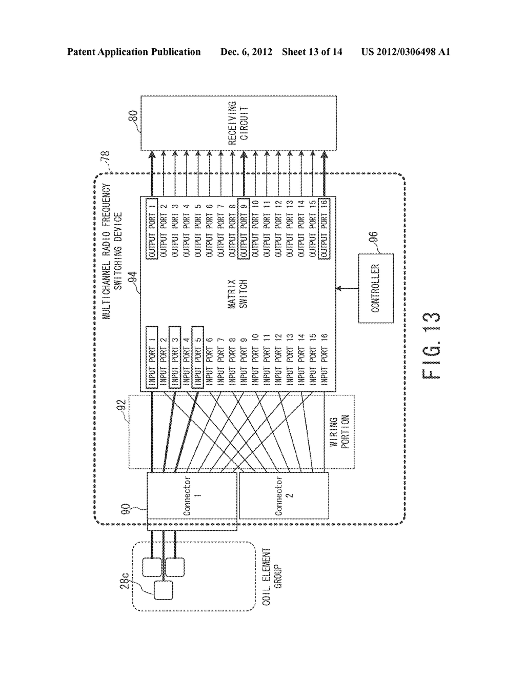 MULTICHANNEL RF SIGNAL SWITCHING DEVICE AND MAGNETIC RESONANCE IMAGING     APPARATUS HAVING MULTICHANNEL RF SIGNAL SWITCHING DEVICE - diagram, schematic, and image 14