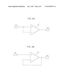 VOLTAGE OUTPUT DEVICE HAVING AN OPERATIONAL AMPLIFIER diagram and image