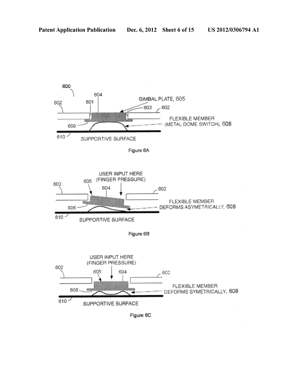 METHOD AND APPARATUS FOR IMPLEMENTING MULTIPLE PUSH BUTTONS IN A USER     INPUT DEVICE - diagram, schematic, and image 07