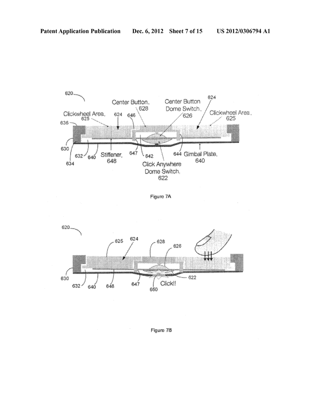 METHOD AND APPARATUS FOR IMPLEMENTING MULTIPLE PUSH BUTTONS IN A USER     INPUT DEVICE - diagram, schematic, and image 08