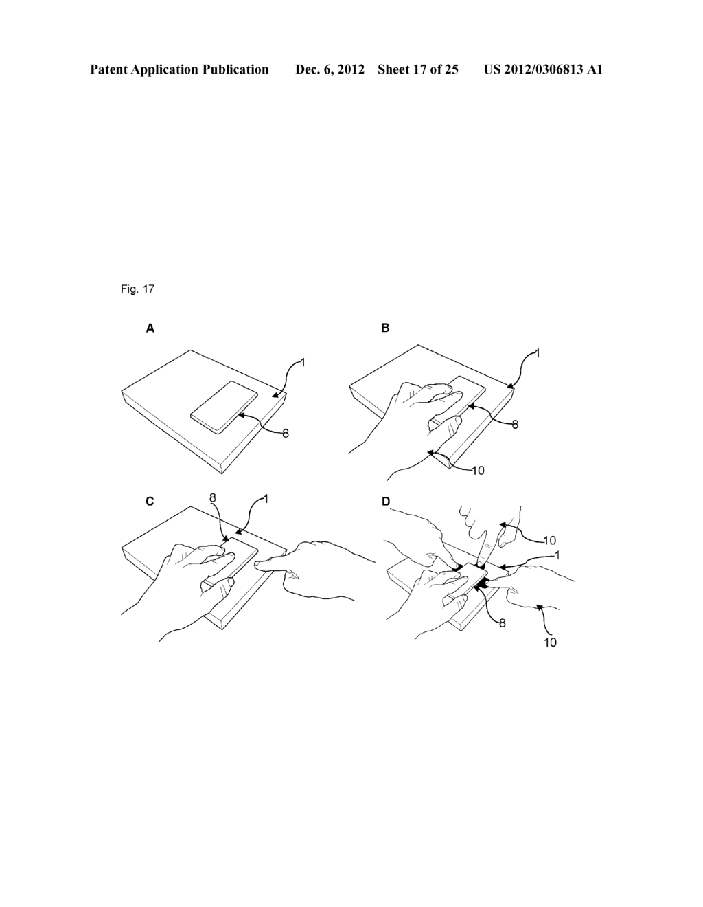 SYSTEM AND METHOD FOR RETRIEVING INFORMATION FROM AN INFORMATION CARRIER     BY MEANS OF A CAPACITIVE TOUCH SCREEN - diagram, schematic, and image 18