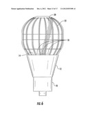 LIGHT BULB WITH THERMALLY CONDUCTIVE GLASS GLOBE diagram and image