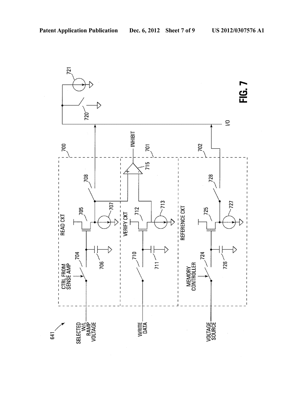 ANALOG SENSING OF MEMORY CELLS WITH A SOURCE FOLLOWER DRIVER IN A     SEMICONDUCTOR MEMORY DEVICE - diagram, schematic, and image 08