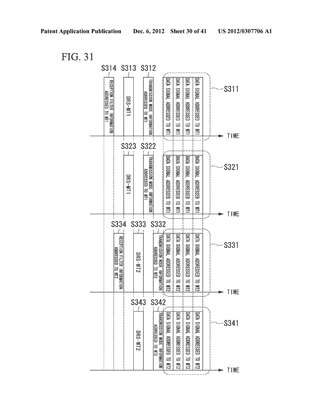 TRANSMISSION DEVICE, RECEPTION DEVICE, WIRELESS COMMUNICATION SYSTEM,     TRANSMISSION CONTROL METHOD, RECEPTION CONTROL METHOD, AND PROCESSOR - diagram, schematic, and image 31
