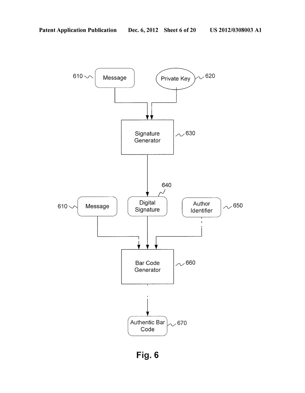AUTHENTIC BARCODES USING DIGITAL SIGNATURES - diagram, schematic, and image 07