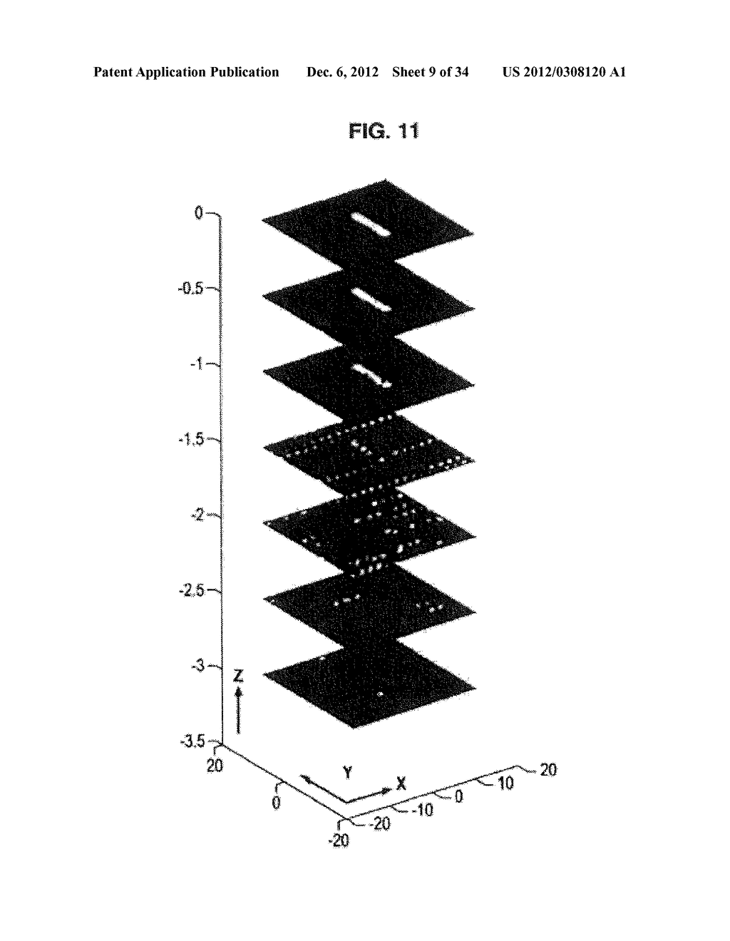 METHOD FOR ESTIMATING DEFECTS IN AN OBJECT AND DEVICE FOR IMPLEMENTING     SAME - diagram, schematic, and image 10