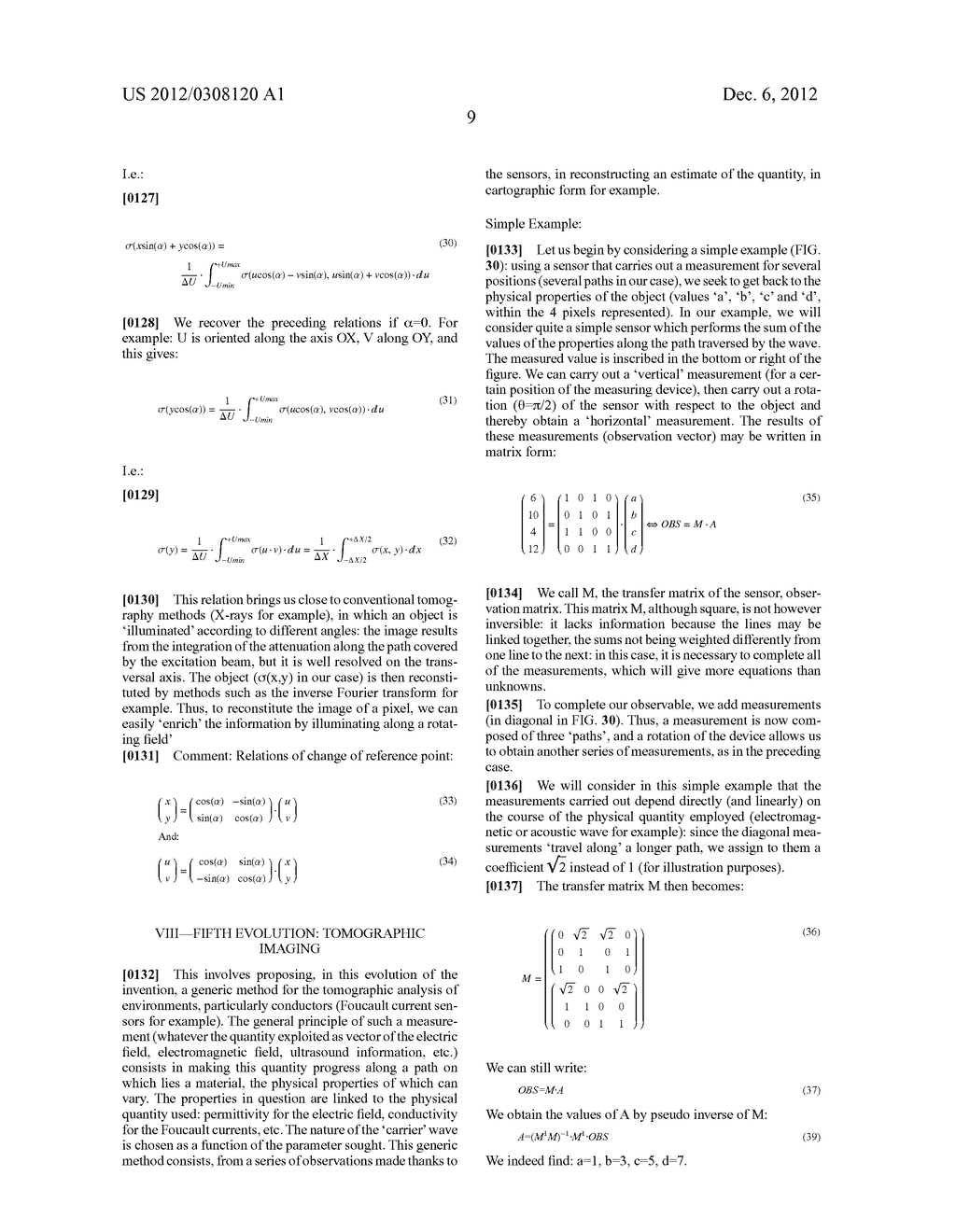 METHOD FOR ESTIMATING DEFECTS IN AN OBJECT AND DEVICE FOR IMPLEMENTING     SAME - diagram, schematic, and image 44
