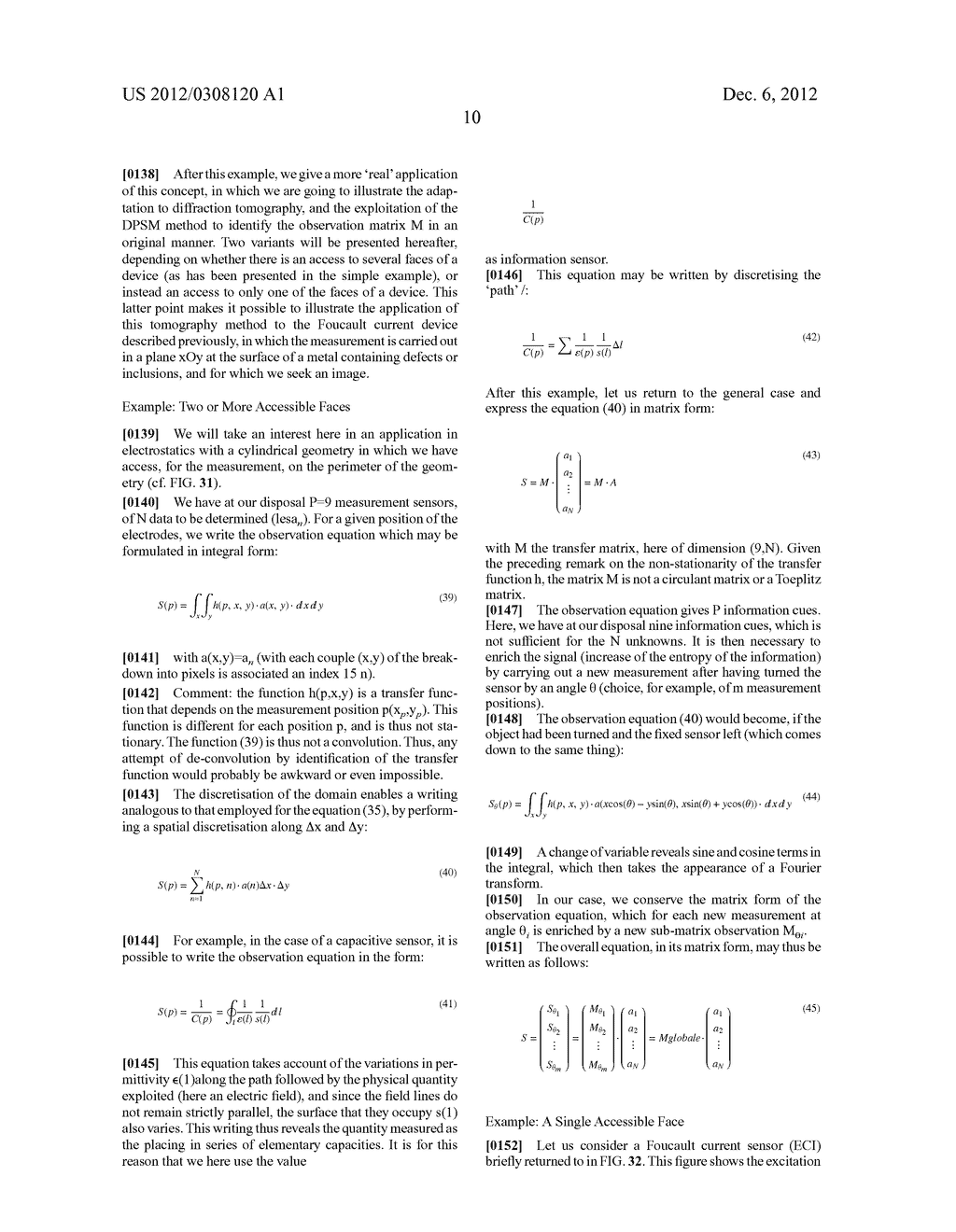 METHOD FOR ESTIMATING DEFECTS IN AN OBJECT AND DEVICE FOR IMPLEMENTING     SAME - diagram, schematic, and image 45