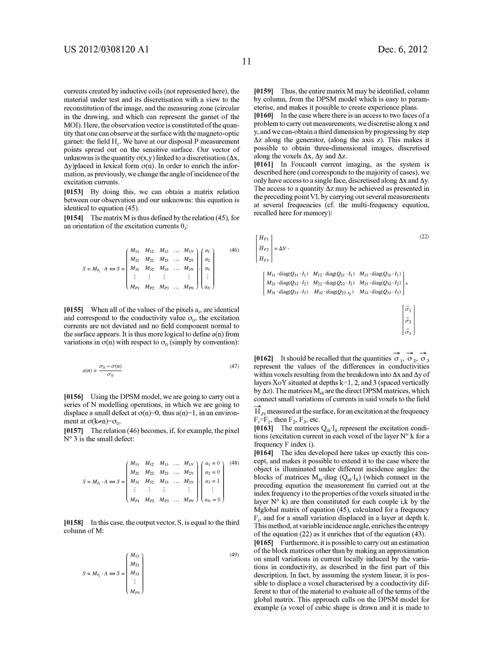 METHOD FOR ESTIMATING DEFECTS IN AN OBJECT AND DEVICE FOR IMPLEMENTING     SAME - diagram, schematic, and image 46