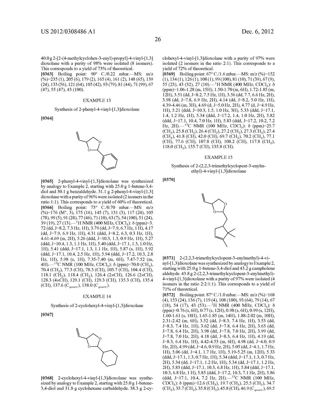 Fragrance and/or flavoring compositions containing dioxolanes - diagram, schematic, and image 27