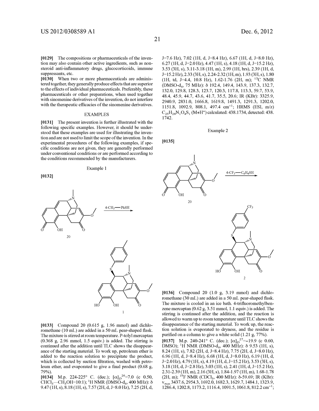 SINOMENINE DERIVATIVES, SYNTHETIC METHODS AND USES THEREOF - diagram, schematic, and image 25