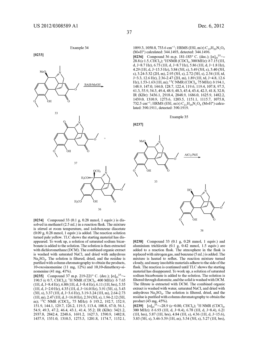 SINOMENINE DERIVATIVES, SYNTHETIC METHODS AND USES THEREOF - diagram, schematic, and image 41