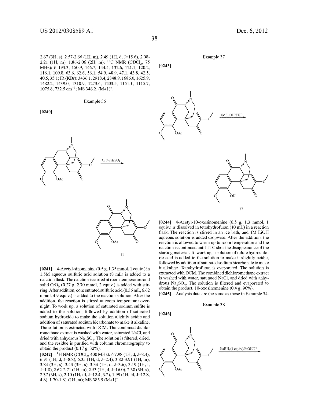 SINOMENINE DERIVATIVES, SYNTHETIC METHODS AND USES THEREOF - diagram, schematic, and image 42