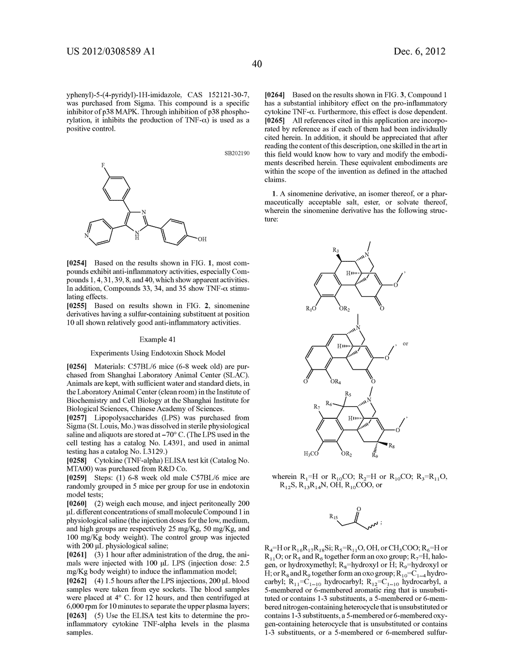 SINOMENINE DERIVATIVES, SYNTHETIC METHODS AND USES THEREOF - diagram, schematic, and image 44
