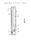 CARD CONNECTOR WITH SEPARABLE CARD TRAY diagram and image