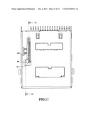 CARD CONNECTOR WITH SEPARABLE CARD TRAY diagram and image