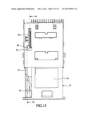 CARD CONNECTOR WITH SEPARABLE CARD TRAY diagram and image