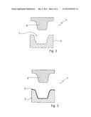 METHOD FOR THE PRODUCTION OF A HYBRID PART, AND COVER FOR USE IN THE     PRODUCTION diagram and image