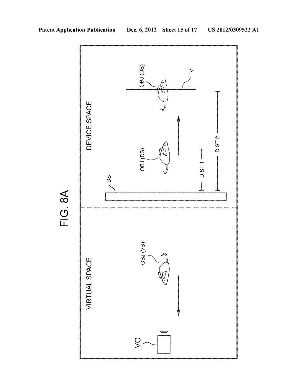 APPARATUS AND METHOD FOR CONTROLLING OBJECTS ON A STEREOSCOPIC DISPLAY - diagram, schematic, and image 16