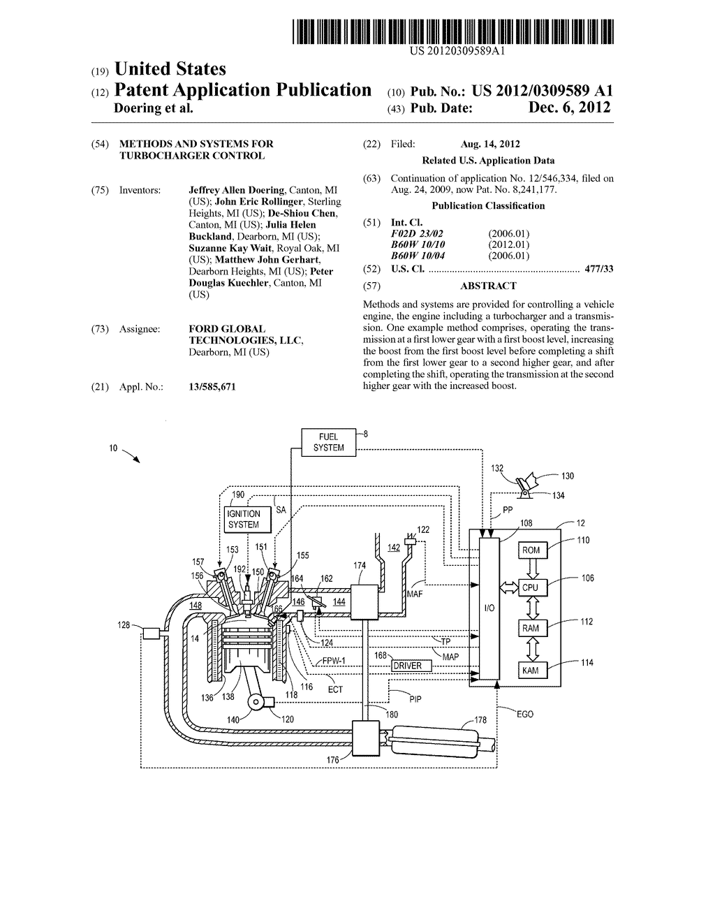 METHODS AND SYSTEMS FOR TURBOCHARGER CONTROL - diagram, schematic, and image 01