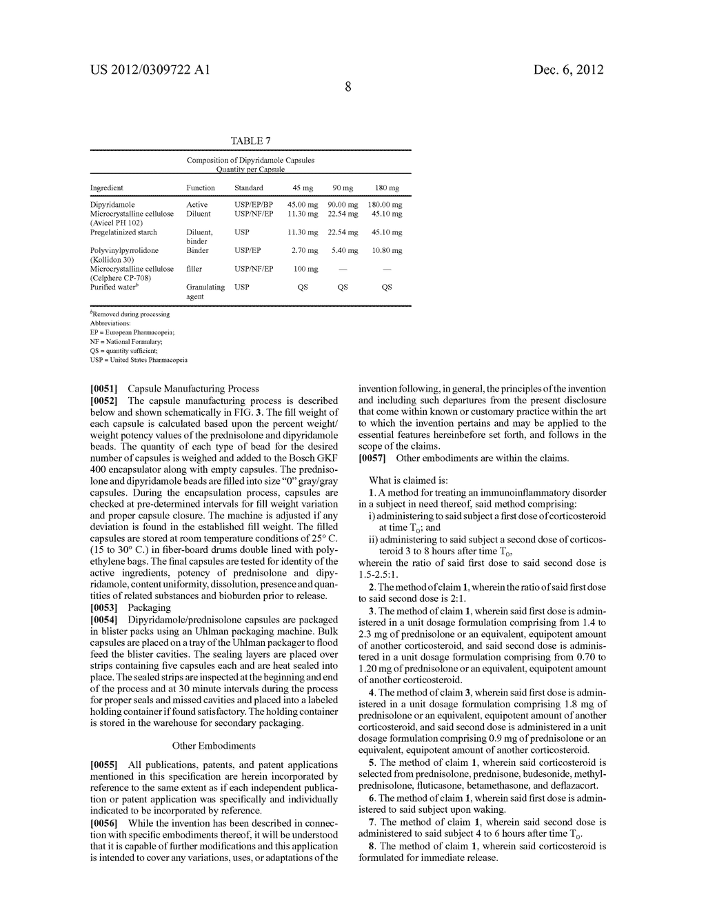 THERAPEUTIC REGIMENS FOR THE TREATMENT OF IMMUNOINFLAMMATORY DISORDERS - diagram, schematic, and image 12