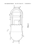 Absorbent Article with Contrasting Wrapper Graphics diagram and image