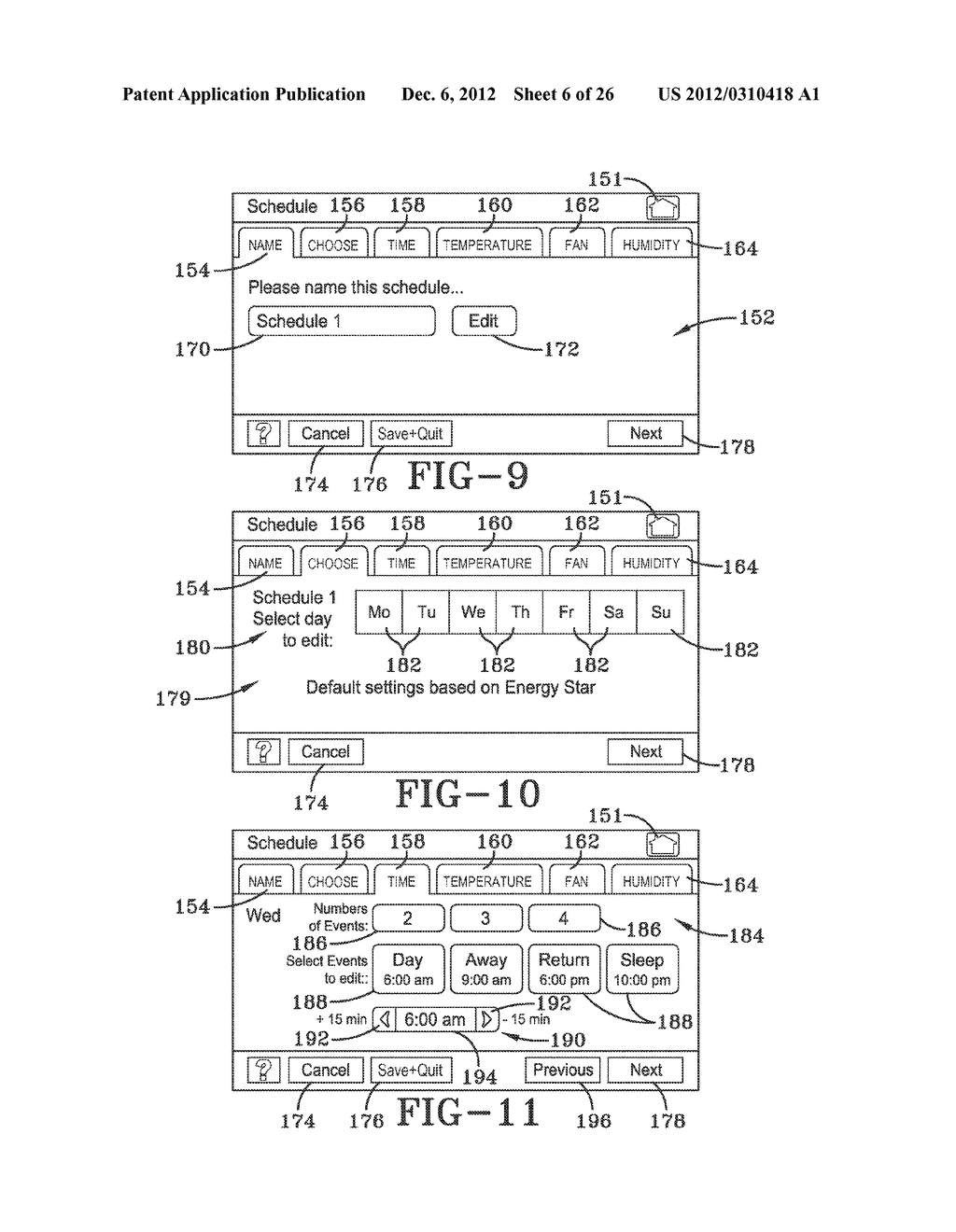 HVAC CONTROLLER USER INTERFACES - diagram, schematic, and image 07