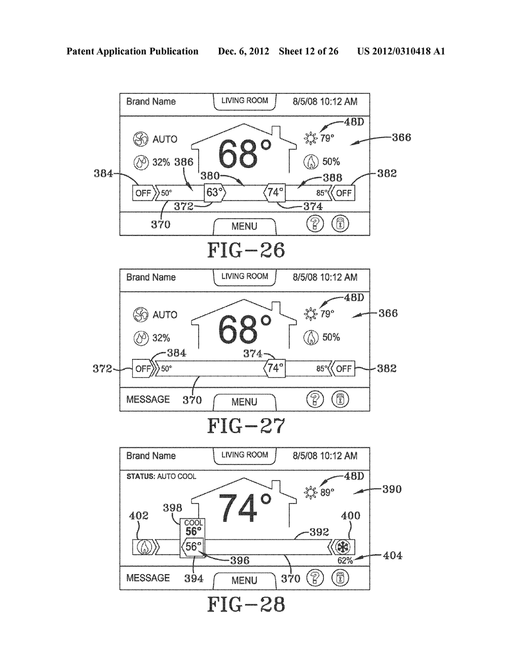 HVAC CONTROLLER USER INTERFACES - diagram, schematic, and image 13