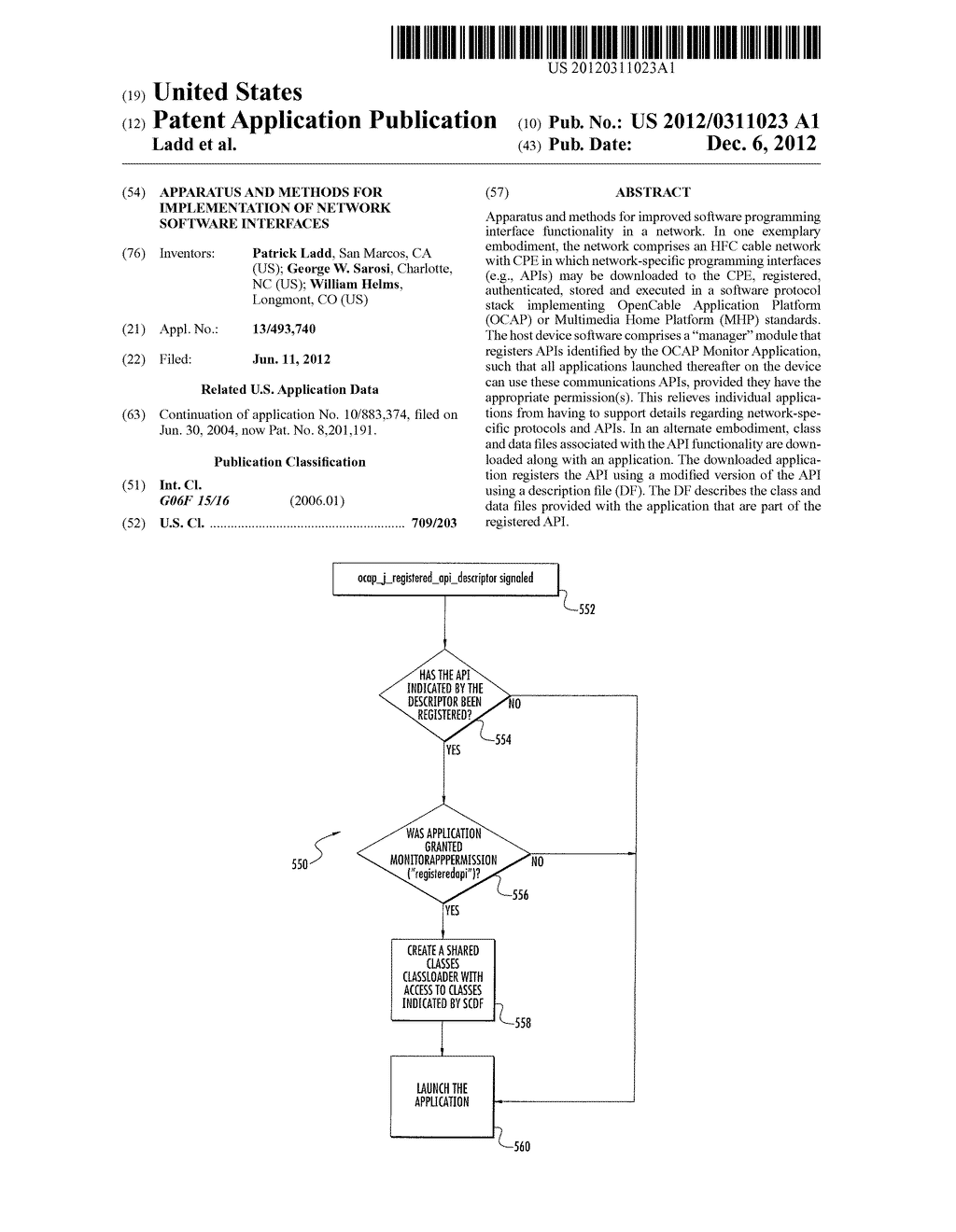 APPARATUS AND METHODS FOR IMPLEMENTATION OF NETWORK SOFTWARE INTERFACES - diagram, schematic, and image 01