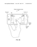 PORTABLE MULTIFUNCTION DEVICE, METHOD, AND GRAPHICAL USER INTERFACE FOR     CONTROLLING MEDIA PLAYBACK USING GESTURES diagram and image