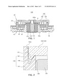 SPINDLE MOTOR HAVING SHAFT WITH AXIALLY UPWARDLY OPENING INSERTION GROOVE diagram and image