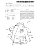 GARMENT WITH PROTECTIVE FLAP diagram and image