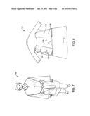 GARMENT WITH PROTECTIVE FLAP diagram and image