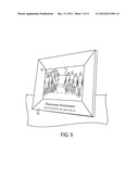 DOUBLE-SIDED PRINTED PICTURE AND FRAME UTILIZING EDGE FOLDING diagram and image